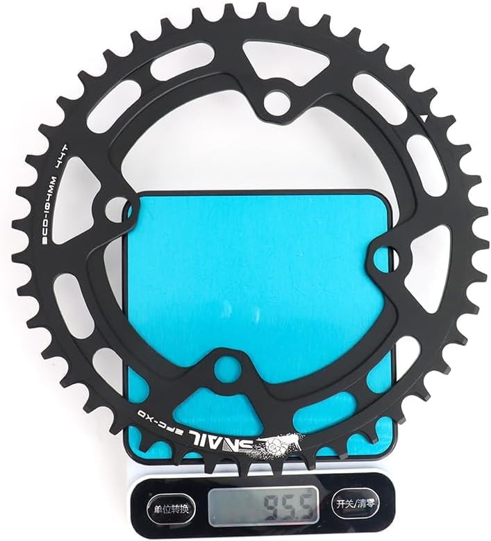 FOMTOR 104 BCD Chainring (30-52T) 7-12 Speed Compatible CNC 7075 Aluminum Narrow Wide Tooth Round Oval Chainrings for MTB/Road Bike Ebike Chainwheel Black/Red - Image 4